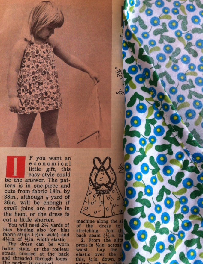 Enid Gilchrist's halter dress for a 3-4 year old